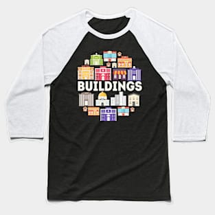 buildings concept Baseball T-Shirt